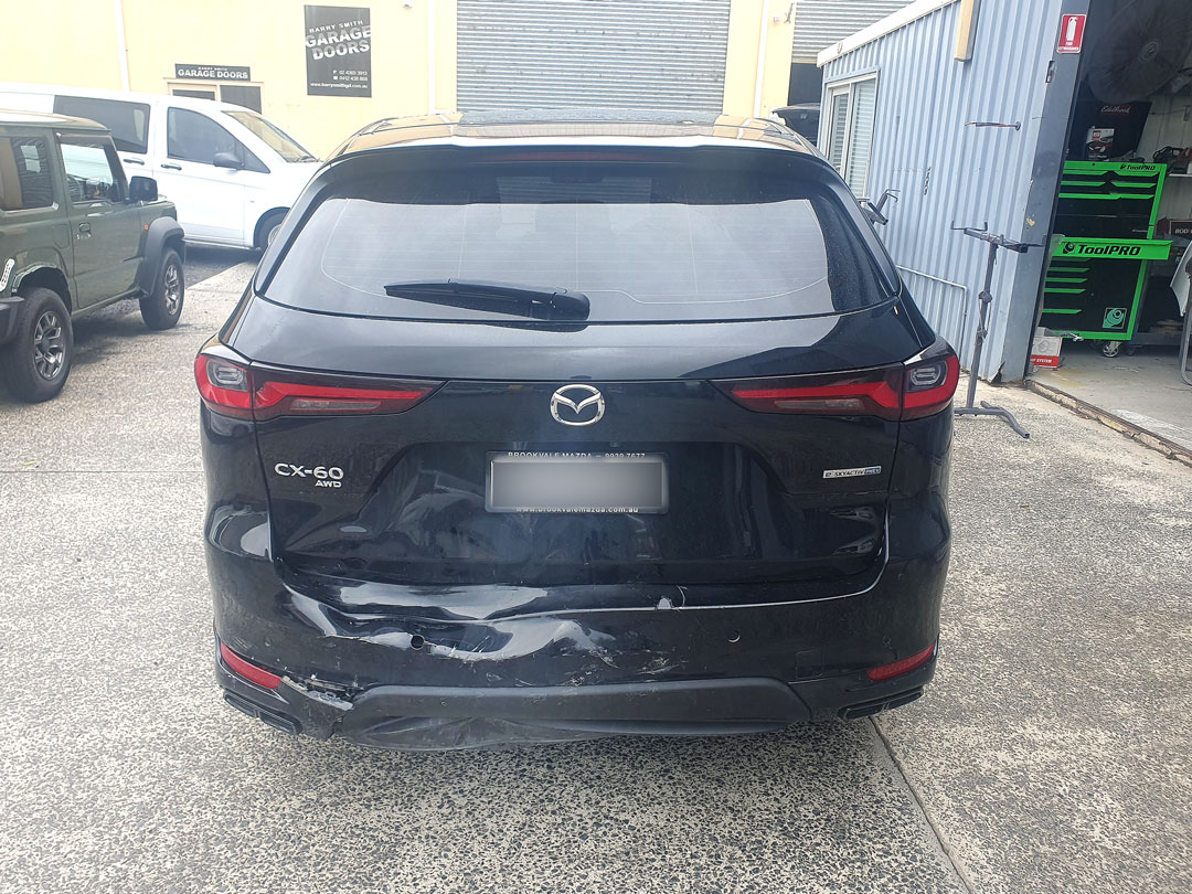 before smash repair Erina mazda hatch back