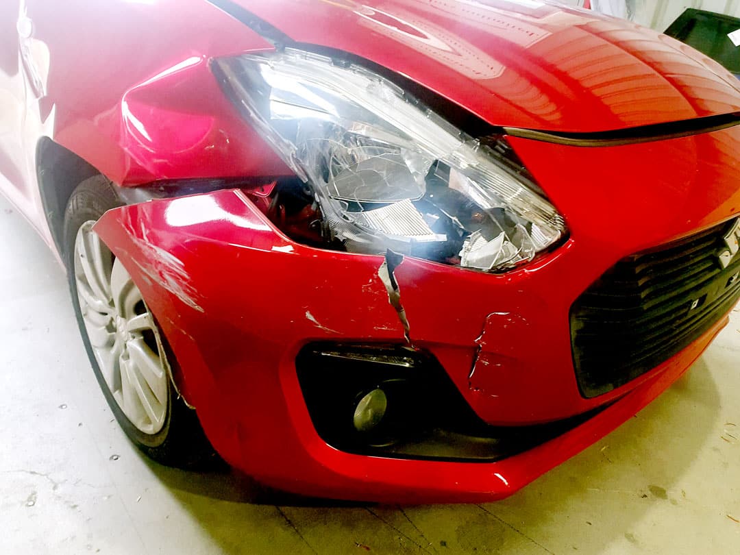 before smash repair Erina subaru