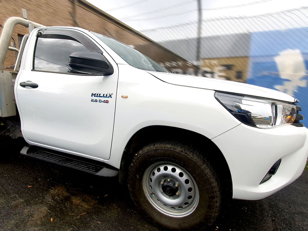 after smash repair Erina Hilux