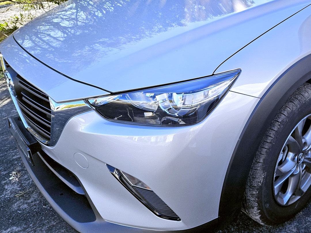 after smash repair Erina Madza silver