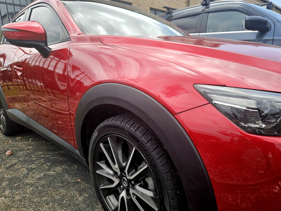 Erin Panel Works repairs damage on Mazda CX-3