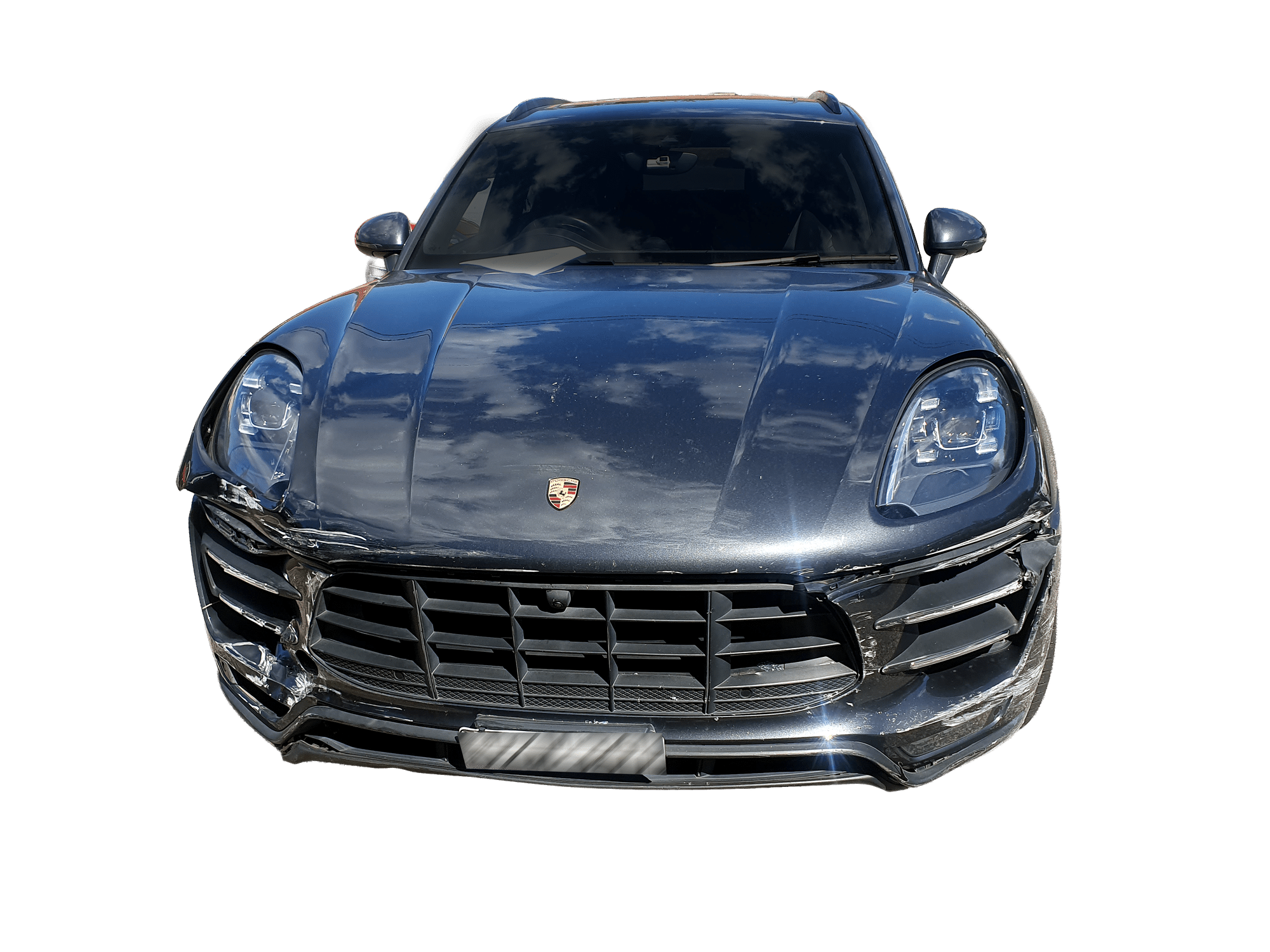 Flawless smash repair on Porsche