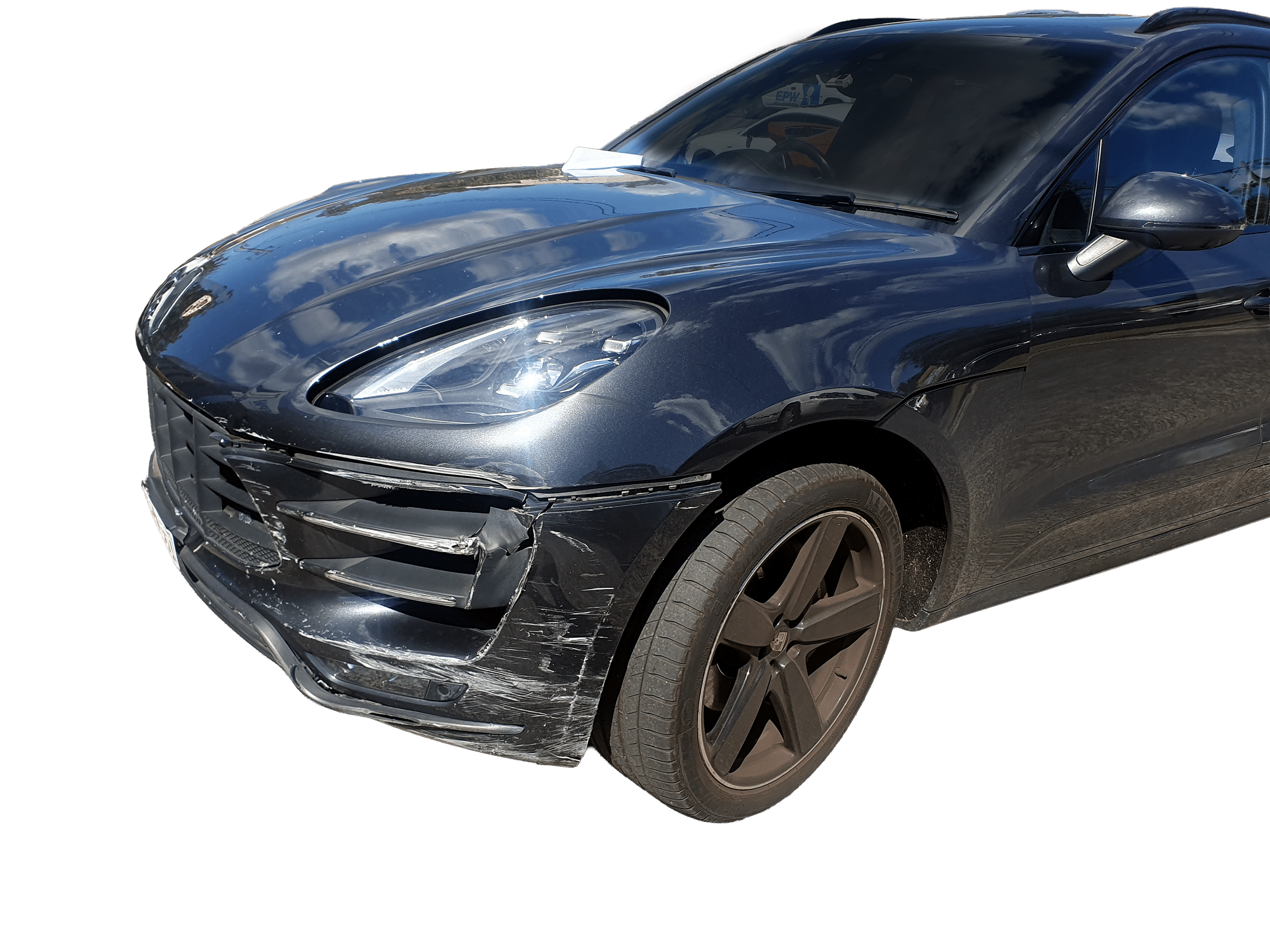 Flawless smash repair on Porsche
